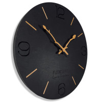 Nástenné hodiny Branch Flexistyle z210c, 30cm čierna